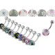 Piercing s krystaly Swarovski®