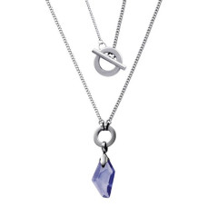 Náhrdelník chirurgická ocel s krystalem NSS107