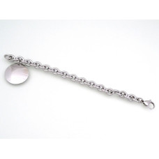 Náramek chirurgická ocel s destičkou K31315