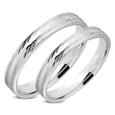 Snubní prsteny chirurgická ocel 1 pár LRRR315