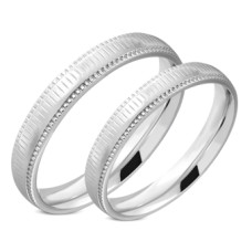 Snubní prsteny chirurgická ocel 1 pár LRRR319