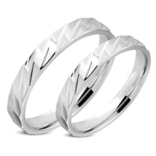Snubní prsteny chirurgická ocel 1 pár LRRR313