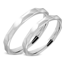 Snubní prsteny chirurgická ocel 1 pár LRRR309