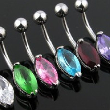 Piercing do pupíku se zirkonem HWFXN6