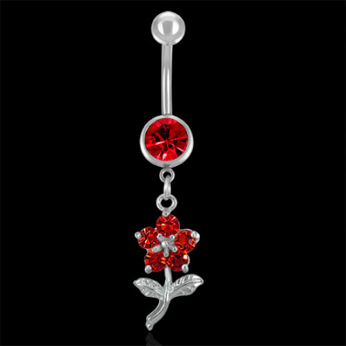 Piercing do pupíku kytička LPLJ198