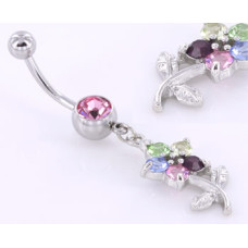 Piercing do pupíku květina PPMN1420