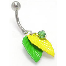 Piercing do pupíku lístky PPMN925