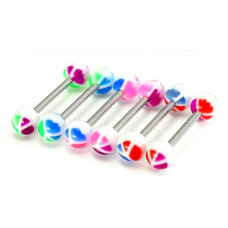 Piercing do jazyku činka peace ABBPEA