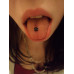 Piercing do jazyku činka železný kříž ABBTCR