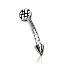 Piercing obočovka chirurgická ocel hřebík BBSS50