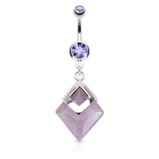 Piercing do pupíku léčivý kámen HWNS7804