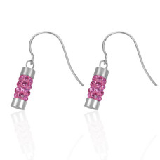 Naušnice chirurgická ocel se Swarovski krystalky LEES090
