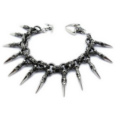 Náramek chirurgická ocel drápy M200086B