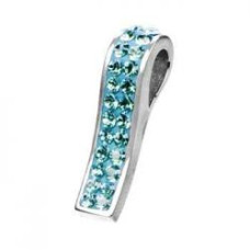 Přívěsek se Swarovski krystalky PSSW01 aqua