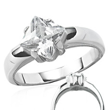 Prsten chirurgická ocel s kamínkem LZRC057