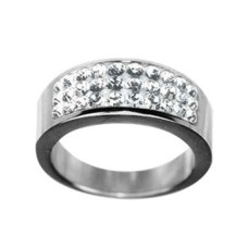 Prsten RSSW04 cz s krystaly Swarovski Elements