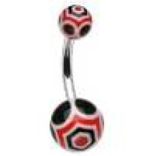 Piercing do pupíku - banánek