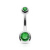 Piercing do pupíku - banánek