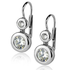 Stříbrné náušnice se zirkony