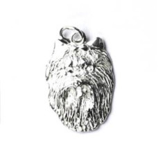 Stříbrný přívěsek hlava yorkšíra