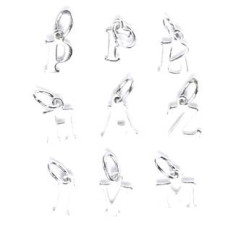 Stříbrný přívěsek písmeno - iniciála I