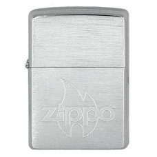 ZIPPO Baseball Cap Flame - benzínový zapalovač broušený

