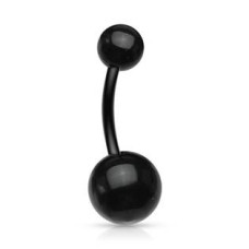 Piercing do pupíku - banánek