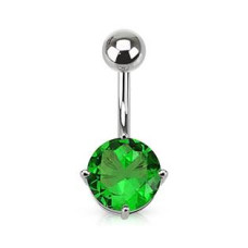 Piercing do pupíku, kámen 7 mm