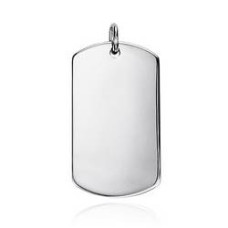 Stříbrný přívěsek - dog tag