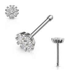 Piercing do nosu - kytička