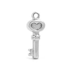 Ocelový přívěšek klíček