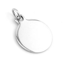 Malý ocelový přívěšek kruh 16 mm