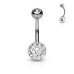 Piercing do pupíku zdobený Crystals from Swarovski®