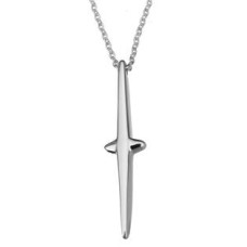 Ocelový řetízek s přívěškem křížkem