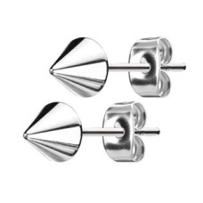 Ocelové náušnice - špičky