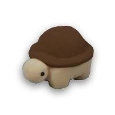 Dárková krabička semiš - želva hnědá/béžová