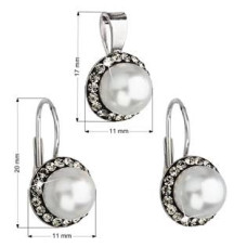 Sada šperků s perlami Crystals from Swarovski®