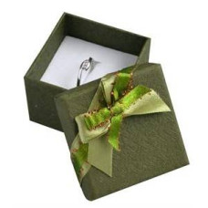 Vánoční dárková krabička na prsten