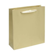 Dárková taška perleťově krémová