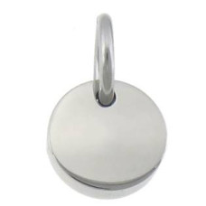 Ocelový přívěšek kruh 12 mm