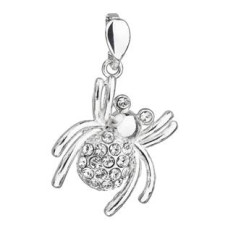 Stříbrný přívěšek pavouk s kameny Crystals from Swarovski®