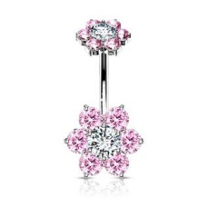 Piercing do pupíku kytička