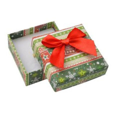 Vánoční dárková krabička na soupravu šperků