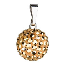 Stříbrný přívěšek s kulička Crystals from Swarovski® Gold