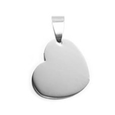 Ocelový přívěšek srdíčko malé