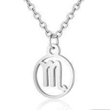 Ocelový řetízek s přívěškem znamení štír