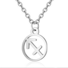 Ocelový řetízek s přívěškem znamení střelec