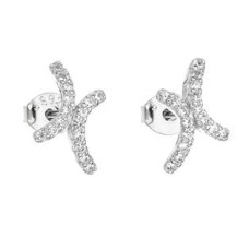 Stříbrné náušnice se zirkony