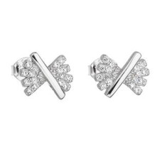 Stříbrné náušnice se zirkony