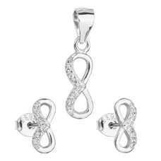 Sada stříbrných šperků nekonečno 